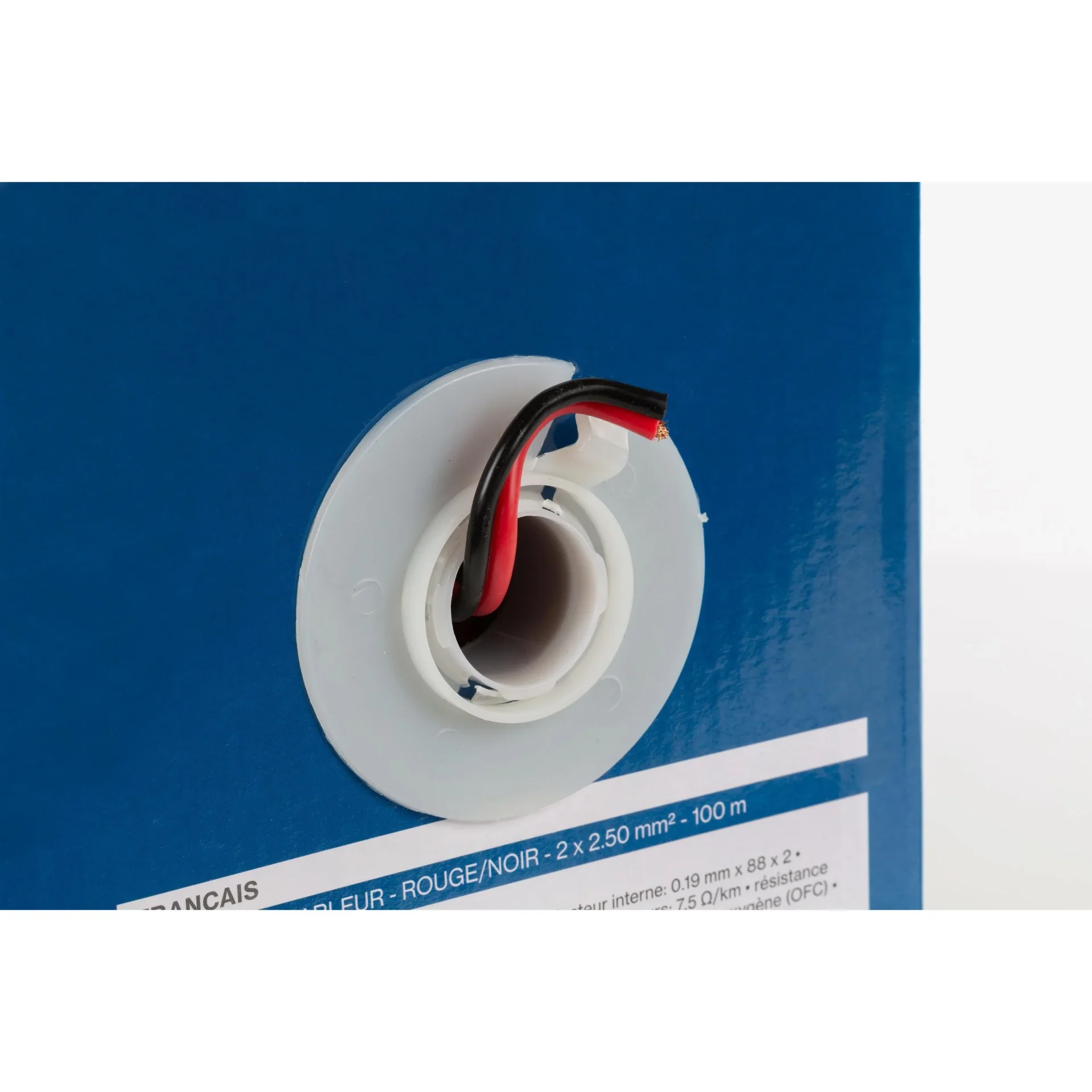 lautsprecherkabel - rot/schwarz - 2 x 2.50 mm² - 100 m - 0