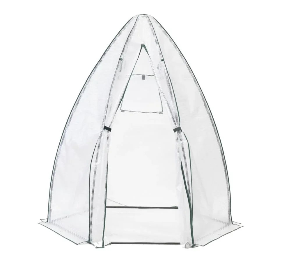 Zelt Winterzelt 160x160x183 cm Weiß - 0