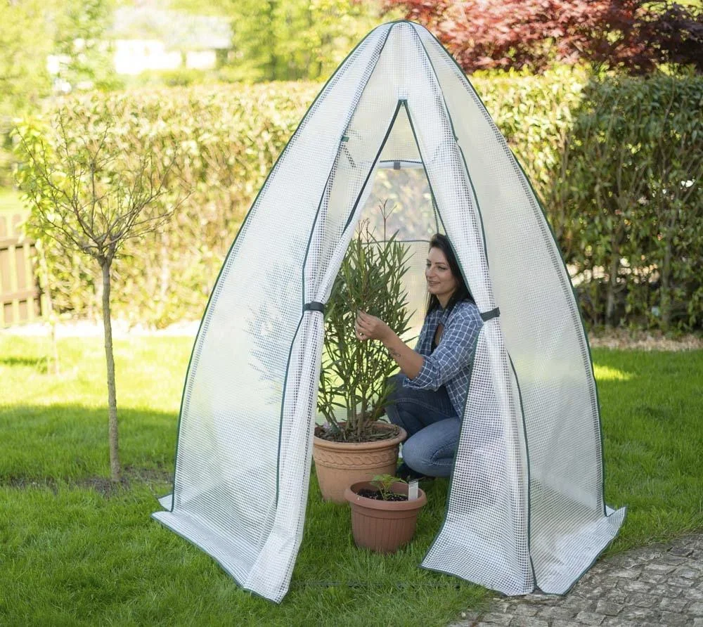 Zelt Winterzelt 160x160x183 cm Weiß - 1