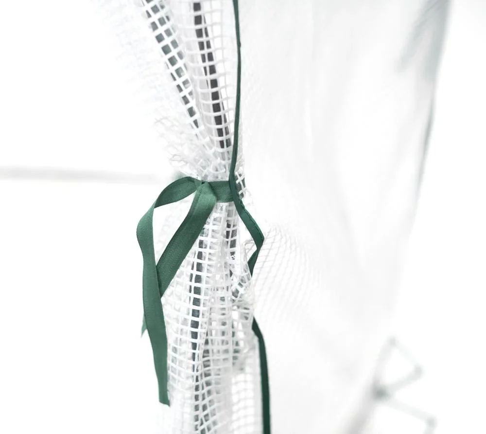 Zelt Winterzelt 160x160x183 cm Weiß - 4