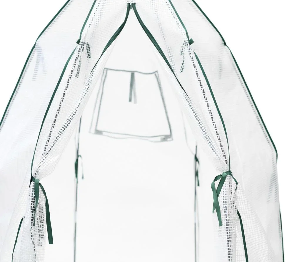 Zelt Winterzelt 160x160x183 cm Weiß - 5