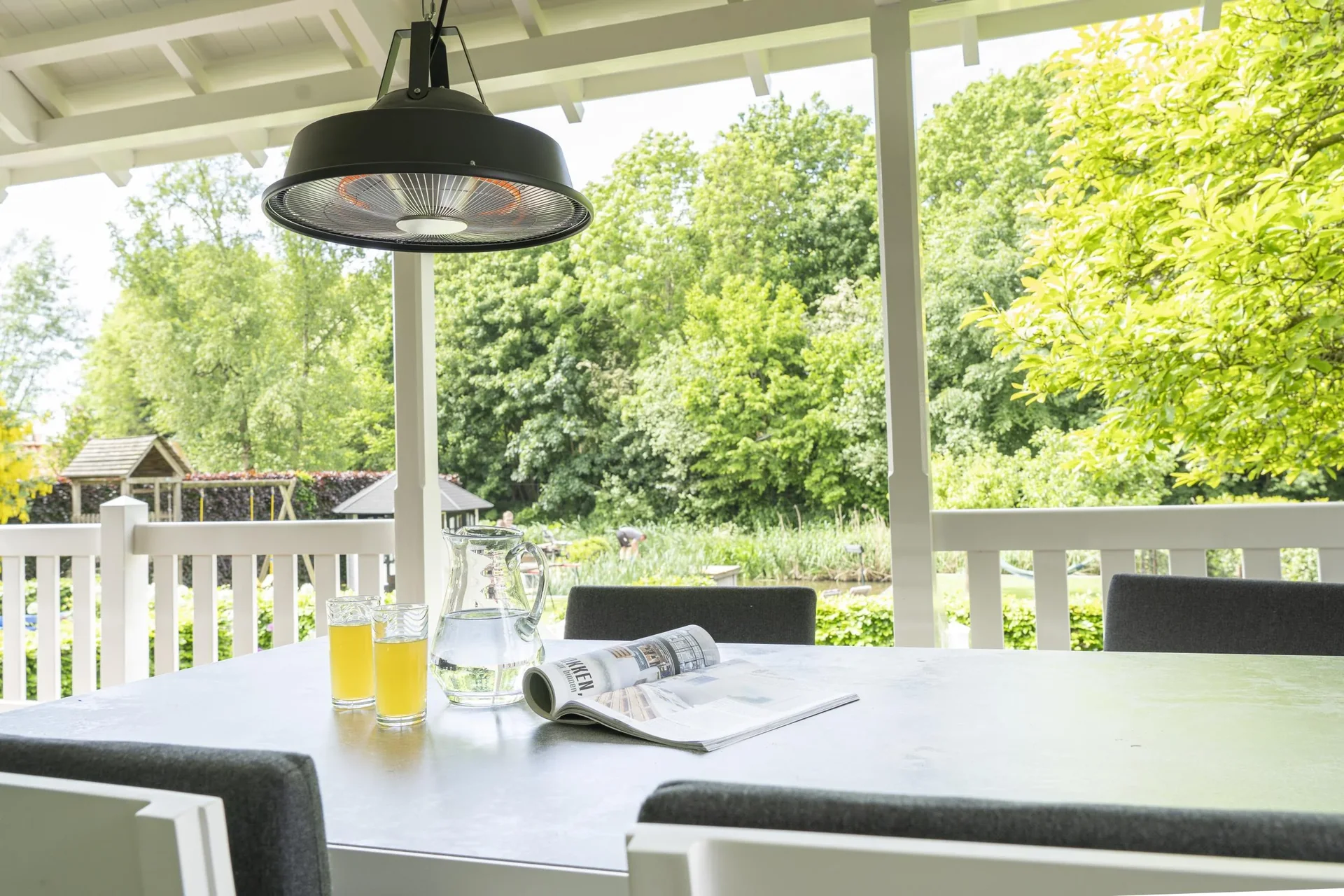 Partyzeltheizung - Partytent heater 1500 Sail Grey - 7