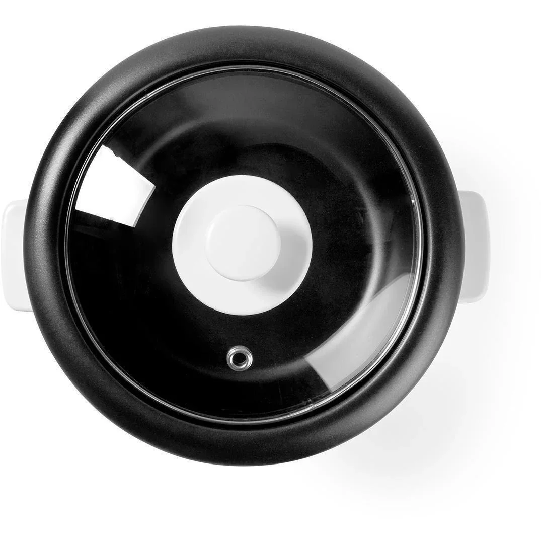 Nedis Reiskocher Abnehmbare Pfanne 0,6L Dämpfkorb Glasdeckel Inkl. Messbecher und Schöpfkelle 300W Weiß - 0