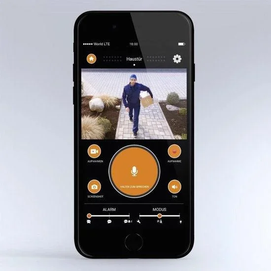 L600 CAM Wandleuchte für den Außenbereich - Kamera und Gegensprechanlage - Sensor - 3