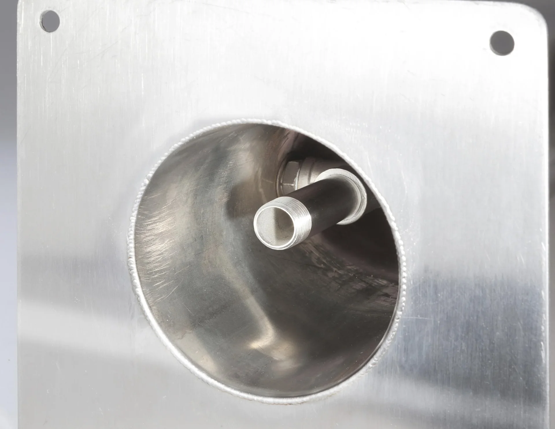 Wasserzapfsäule aus Edelstahl mit 2 Auslaufhähnen + Schutzhülle - 6