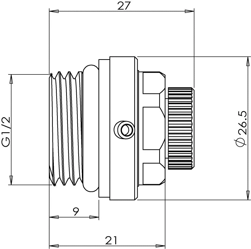 Automatik - Heizkörperentlüfter 1/2", 6 Stück - 5