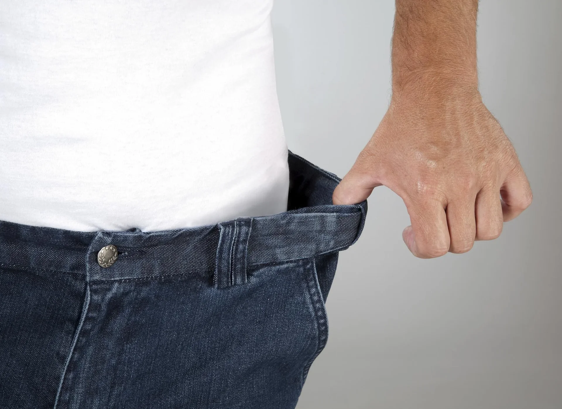 Jeans mit Komfortbund, Farbe bluestone, Gr. 48 - 1