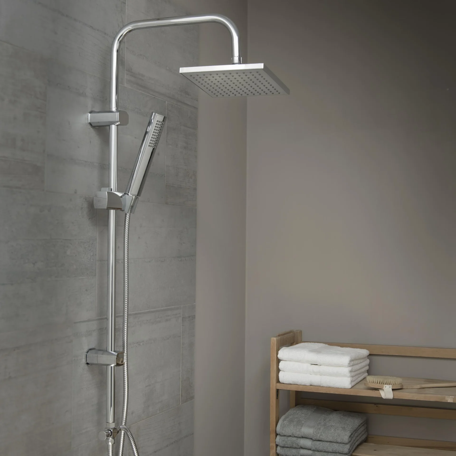 TOKYO Überkopf-Brauseset, chrom - 0