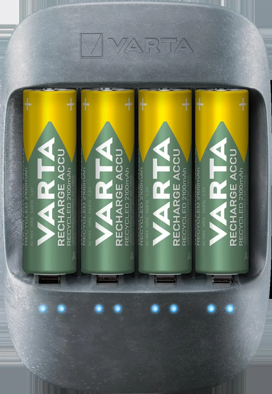 Ladegerät Eco Charger mit USB Ladeausgang für 1 - 4 AA oder AAA Akkus - 0