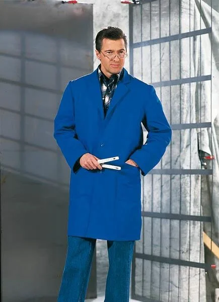 Berufsmantel, kornblau, Gr.46 / Arbeitskleidung - 0