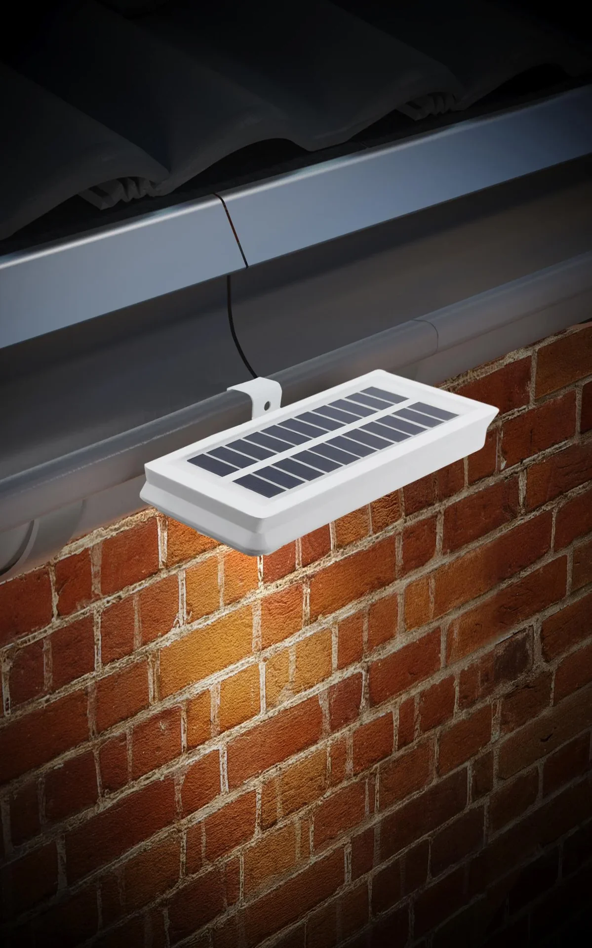 Solar LED Dachrinnenleuchten – 2 Stück - 1