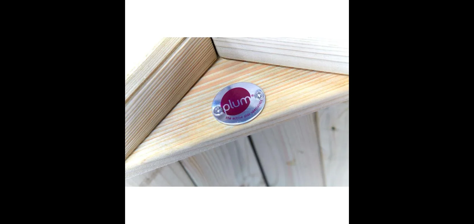 Holz Aussichtsturm mit Doppelschaukel, Outdoor-Spielturm, Kletterwand, Rutsche, Sandkasten, Kreidetafel, natur - 6