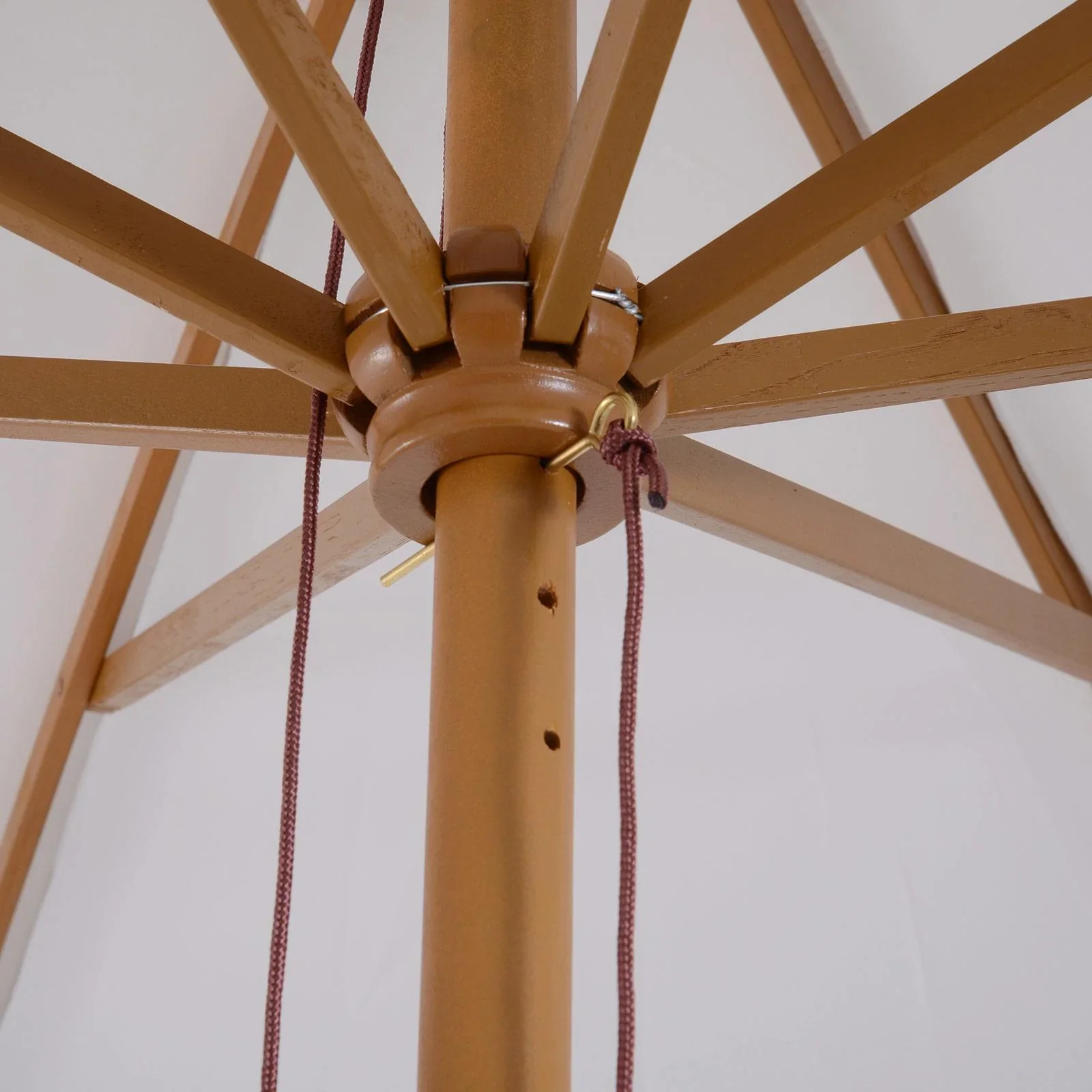 Sonnenschirm Holzschirm Balkonschirm 3 m - 4