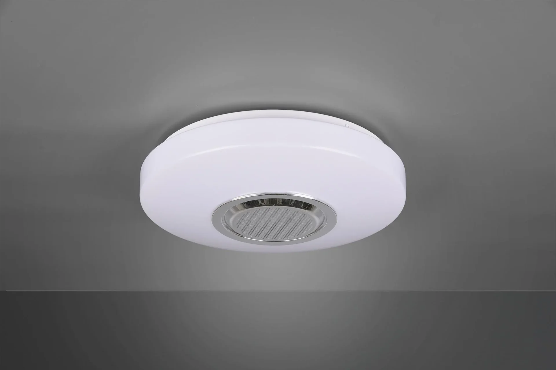 LED-Deckenleuchte MAIA, 10 W, 3000K, 1100 lm, RGBW, dimmbar, Fernbedienung, Bluetooth Lautsprecher, weiß - 0