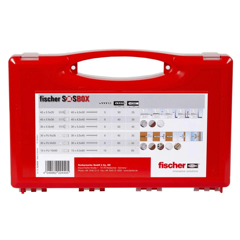 Dübel S + FU + Schrauben, SOSBOX - 1