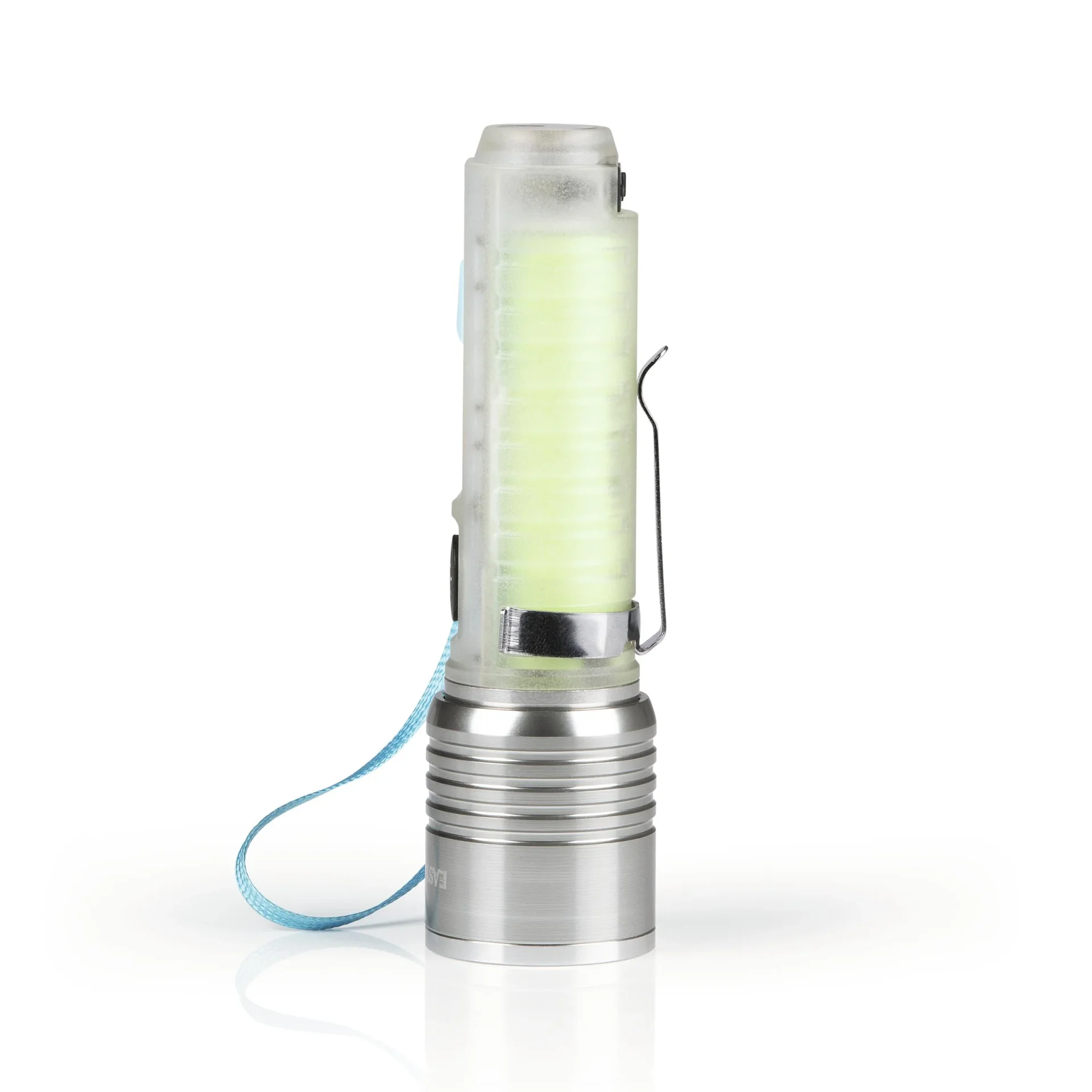 Power Taschenlampe mit fluoreszierendem Griff, aufladbar - 4