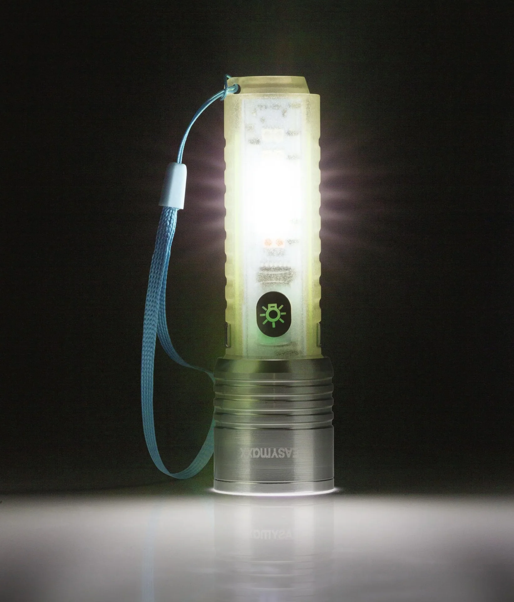 Power Taschenlampe mit fluoreszierendem Griff, aufladbar - 7