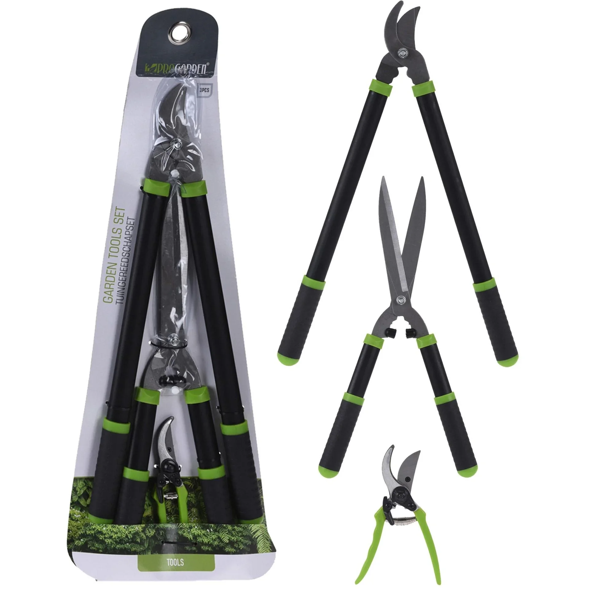 6-teiliger Garten mit Astscheren, Heckenscheren, Baumscheren und kleinen Gartengeräten - 0