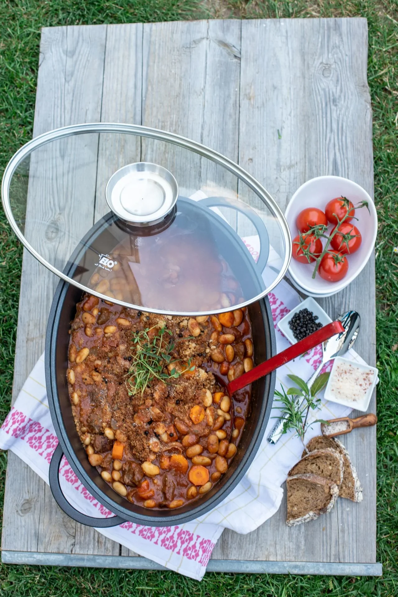 Bräter, oval, 38 cm Alucast - 0