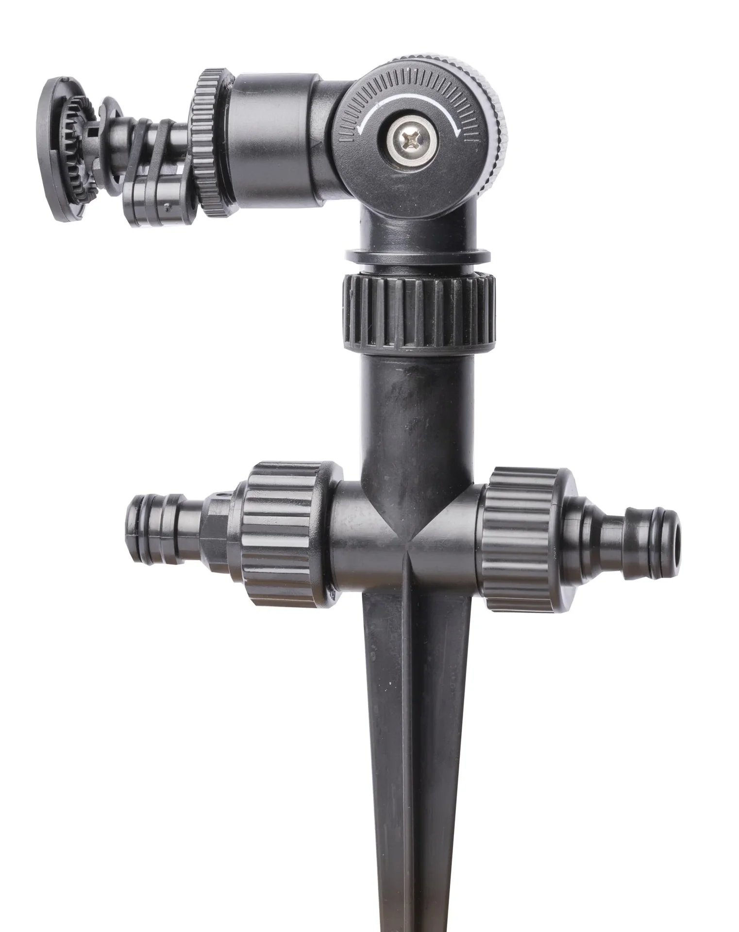 Wassersparender Rasensprenkler, 180° Schwenkkopf - 0