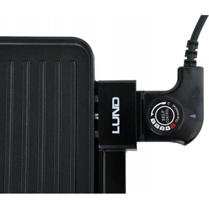 LUND Elektrischer Tischgrill/Griddle - 2000W - 49X27CM - 3
