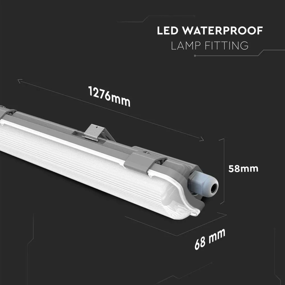LED-Leuchtstofflampe 60cm - 10W - 6400K - 850 Lumen - IP65 - 4