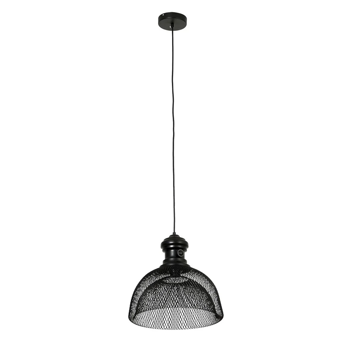 Hängeleuchte, Deckenlampe, Deckenstrahler, moderner Stil, E27, 40 W, Küche, Bar, Wohnzimmer, Schlafzimmer, Stahl, Schwar - 1