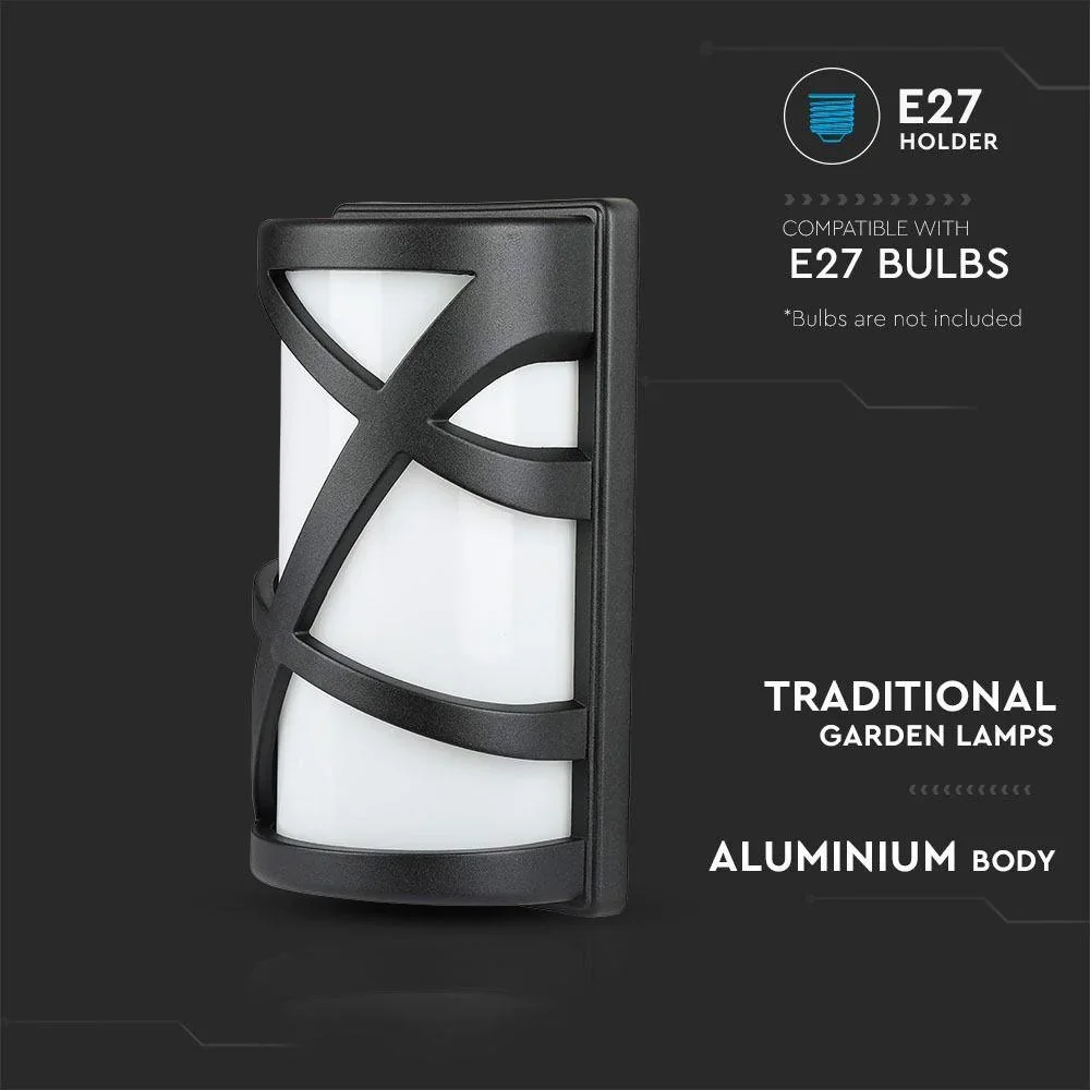 VT-745 Wandleuchte für den Außenbereich - Fassung E27 - Schwarz - 2