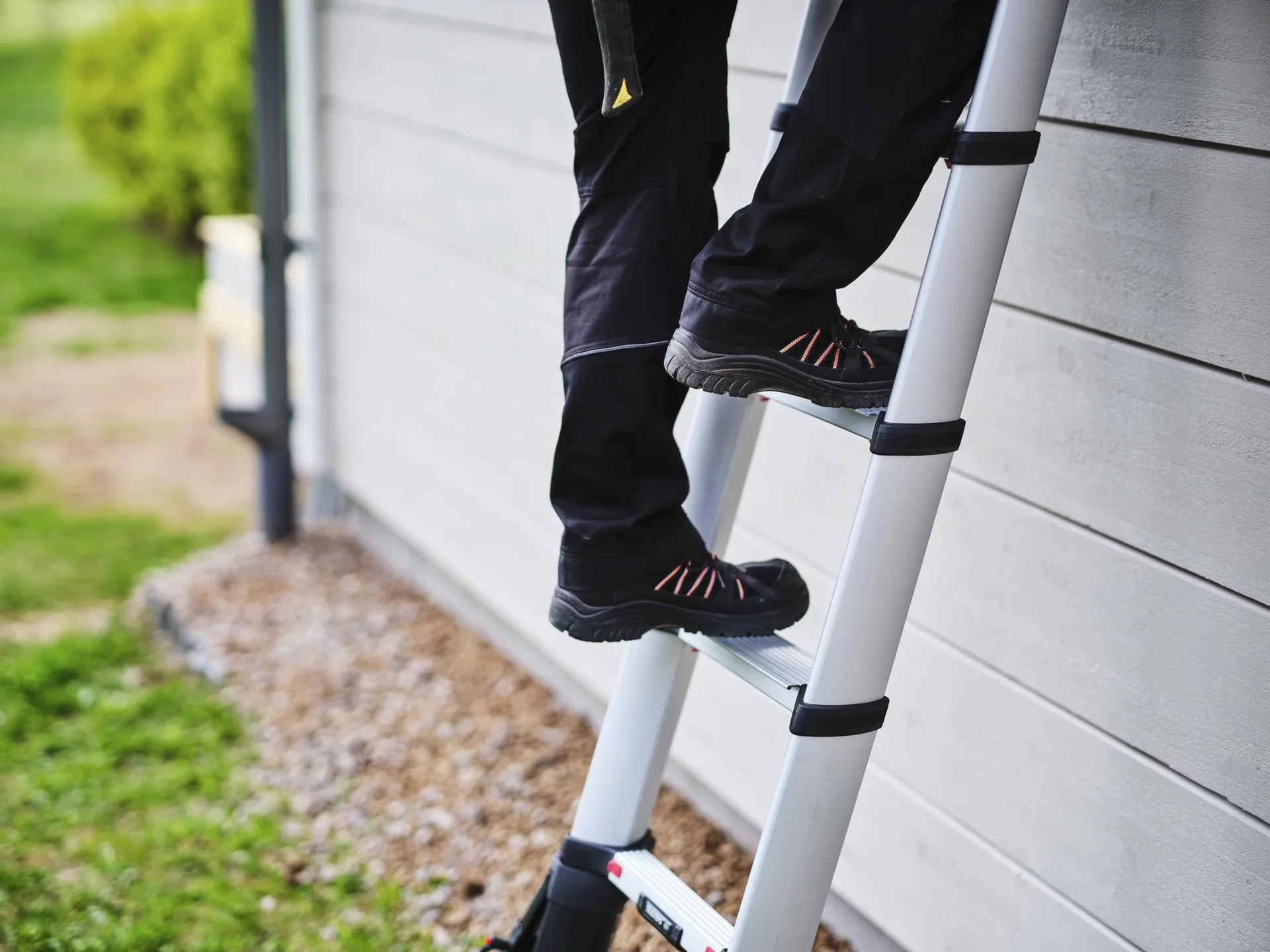 Teleskop-Anlegeleiter, PrimeLine, 3,0 Meter - 3