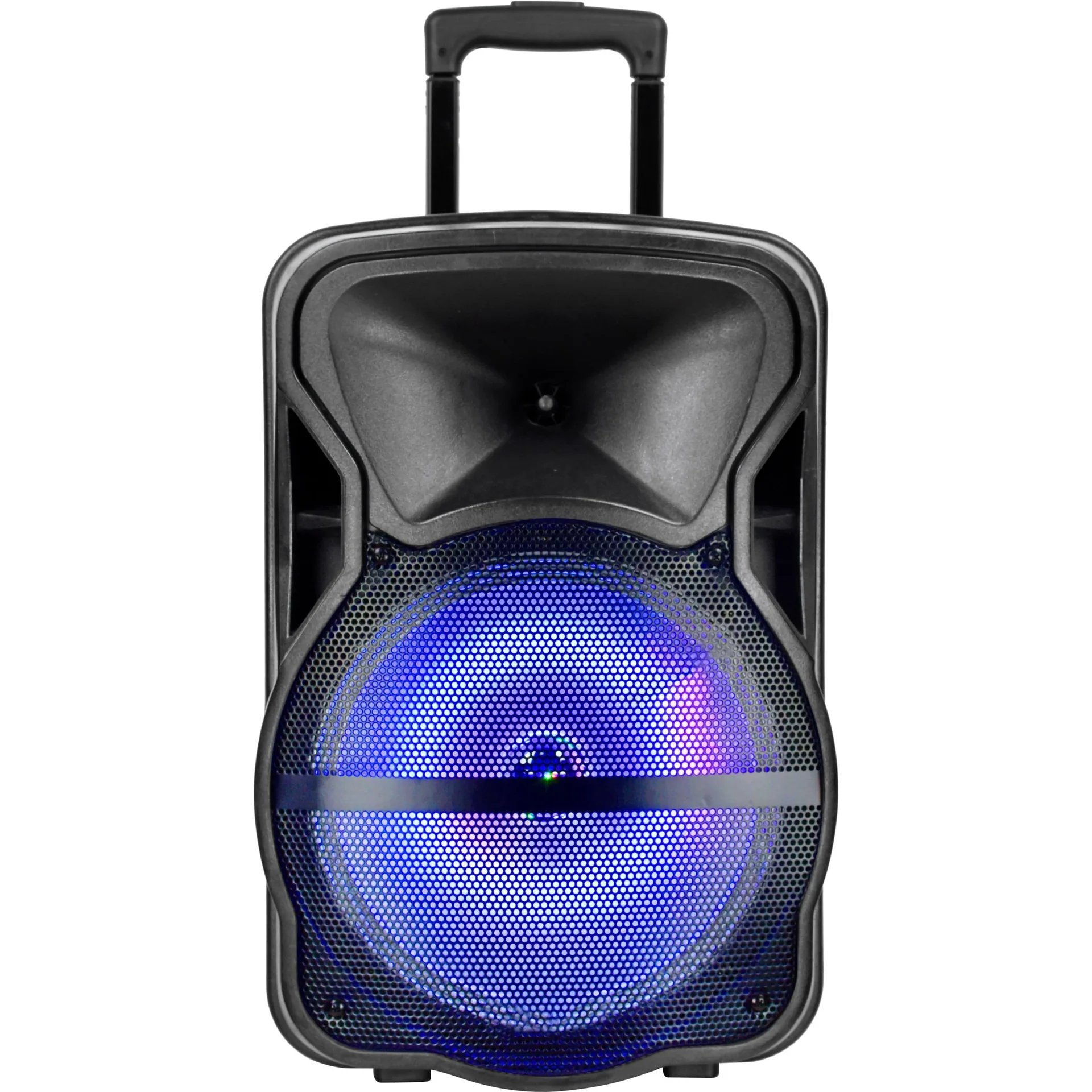 VT-6312 Mobiler, batteriebetriebener Lautsprecher mit Bluetooth, kabelgebundenem Mikrofon und LED-Lichteffekt - RGB - 35 - 0