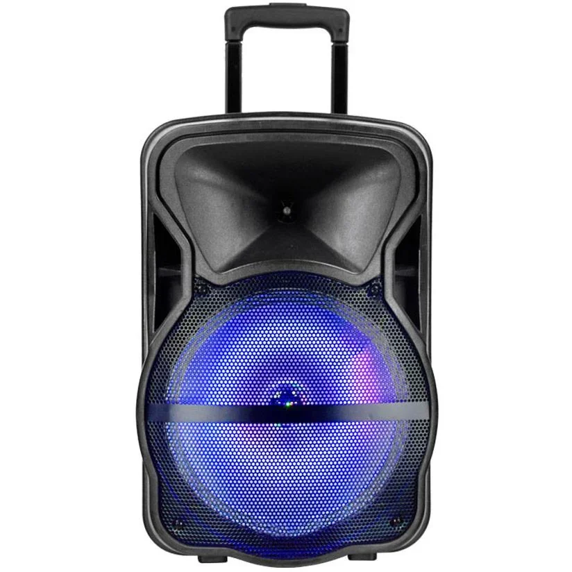 VT-6312 Mobiler, batteriebetriebener Lautsprecher mit Bluetooth, kabelgebundenem Mikrofon und LED-Lichteffekt - RGB - 35 - 1