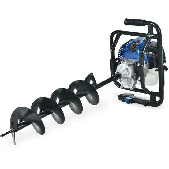 Profi-Bohrmaschine 52cc - Benzinmotor - inklusive 3 Bohrer - 100/150/200mm. - 0