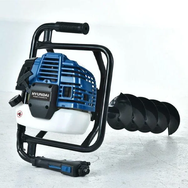 Profi-Bohrmaschine 52cc - Benzinmotor - inklusive 3 Bohrer - 100/150/200mm. - 3