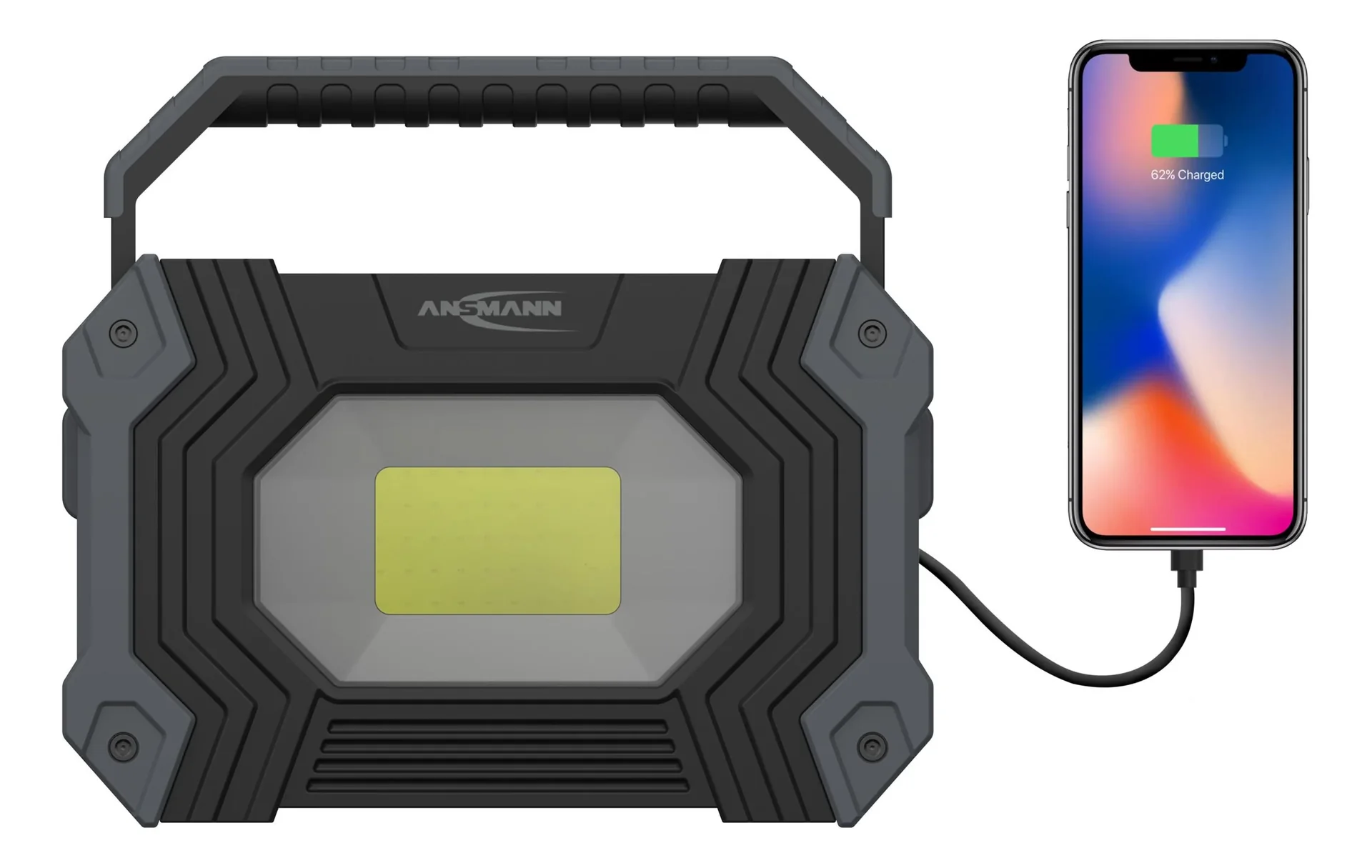 COB-LED Arbeitsleuchte mit Powerbankfunktion, 2800 Lumen, IP64, wiederaufladbar - 1