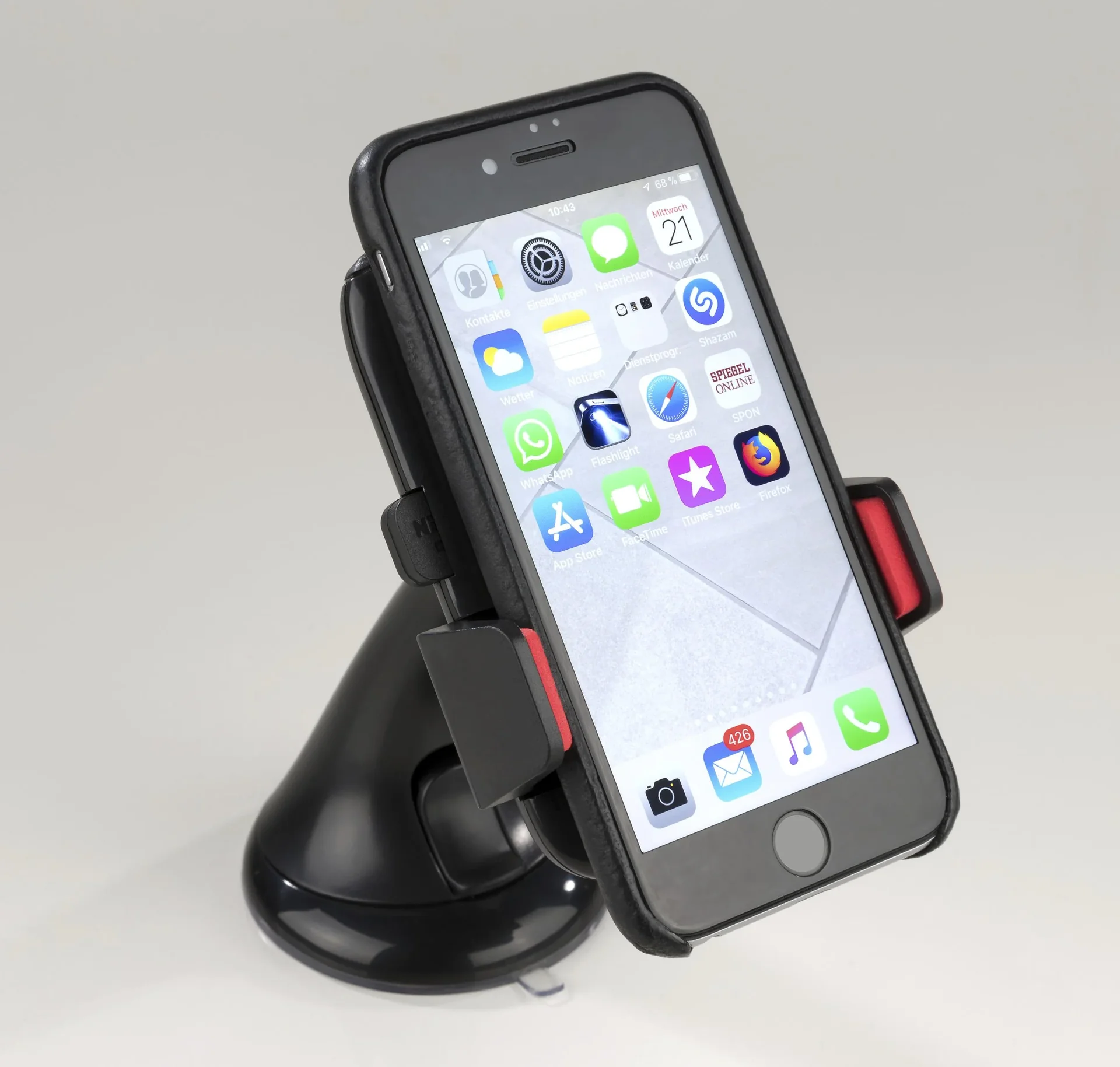 Smartphone und Handyhalter mit Saugfuß - 2