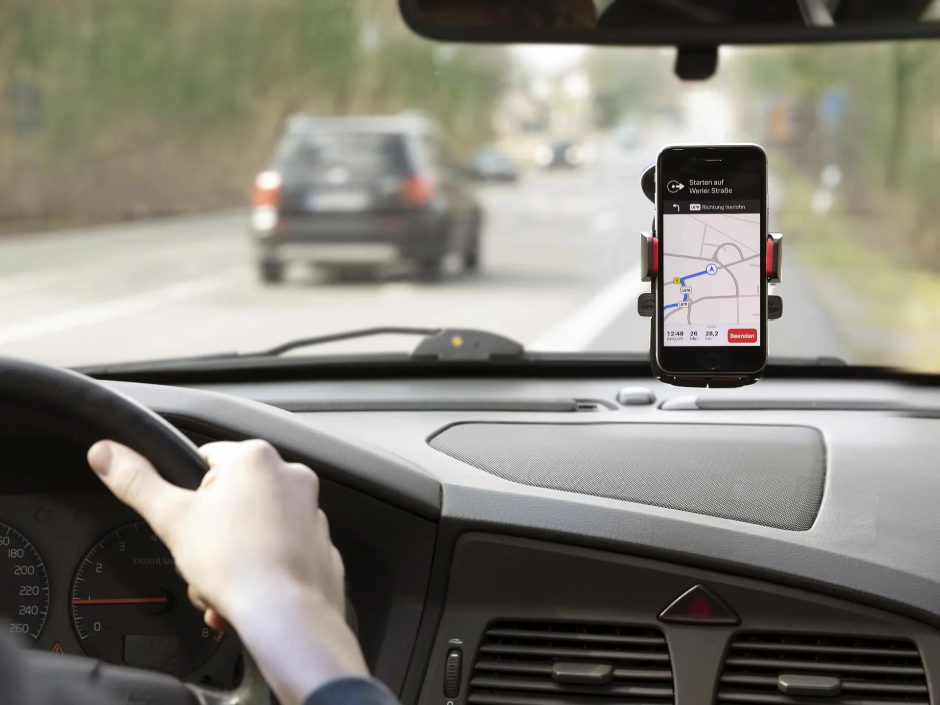 Smartphone und Handyhalter mit Saugfuß - 4