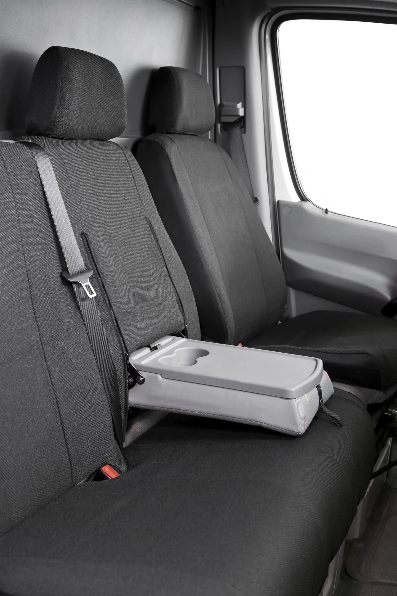 Passform Sitzbezüge Ford Transit für Einzelsitz und Doppelbank vorne aus Stoff ab BJ 08/2000 bis 04/2014 - 3