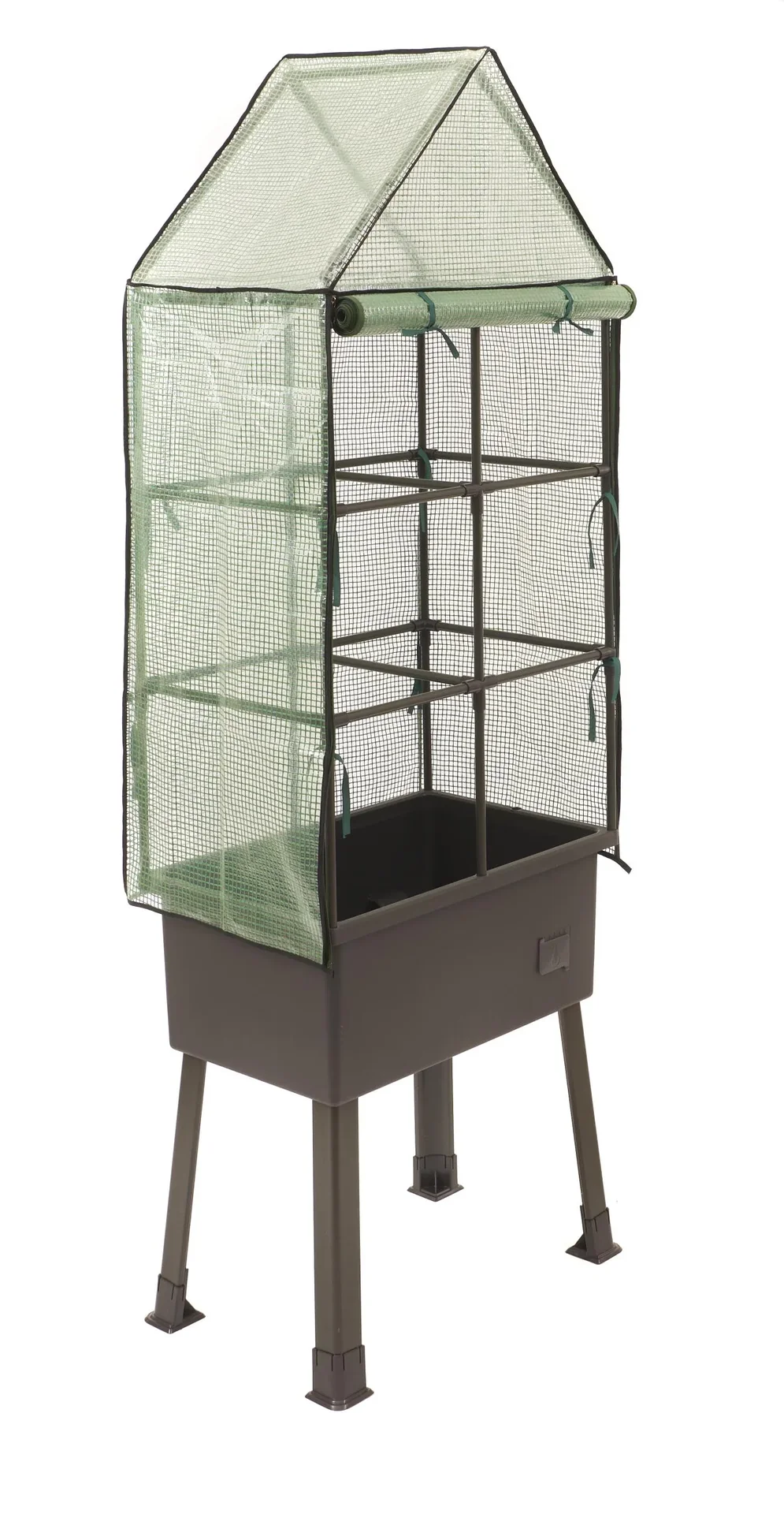 5 in1 Pflanzsystem / Hochbeet „Spitzbergen“, Größe L, 40 x 40 x 128 cm, Füße 33 cm - 2