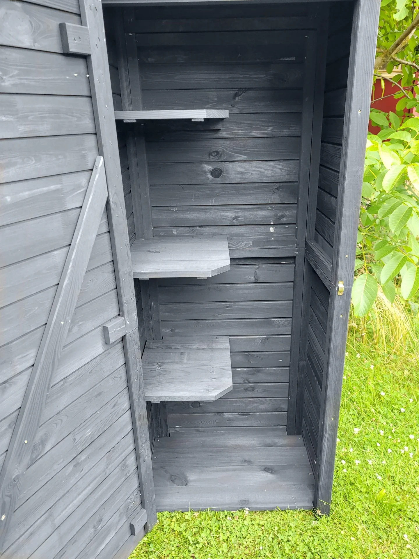 Gartenschrank Babylon, grau - 0