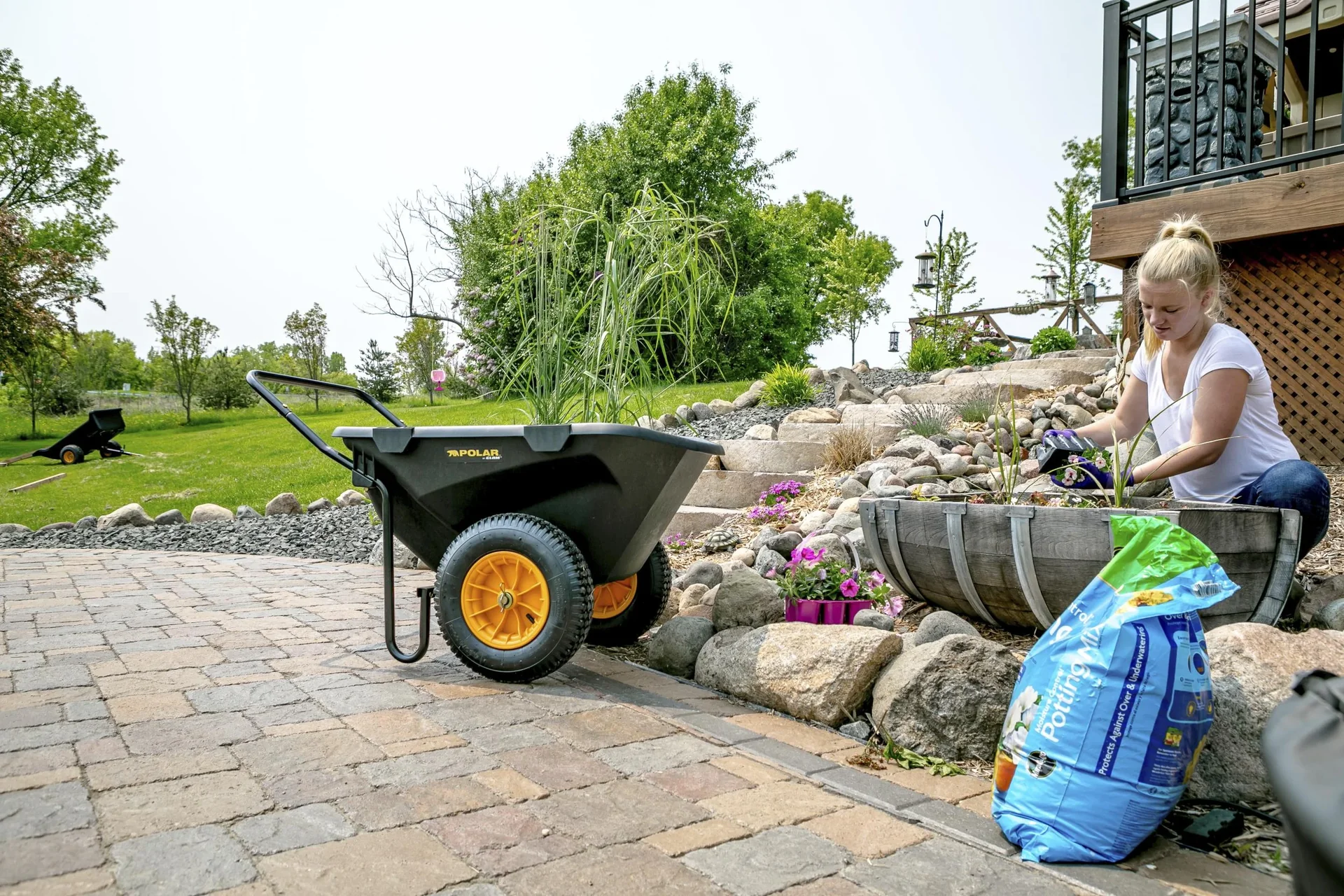 Schubkarre Cub Cart schwarz - 3