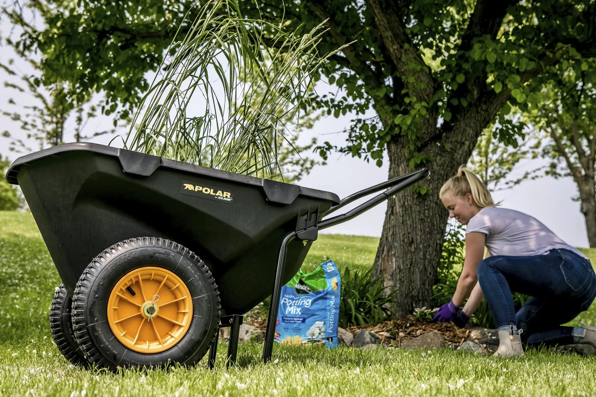 Schubkarre Cub Cart schwarz - 6