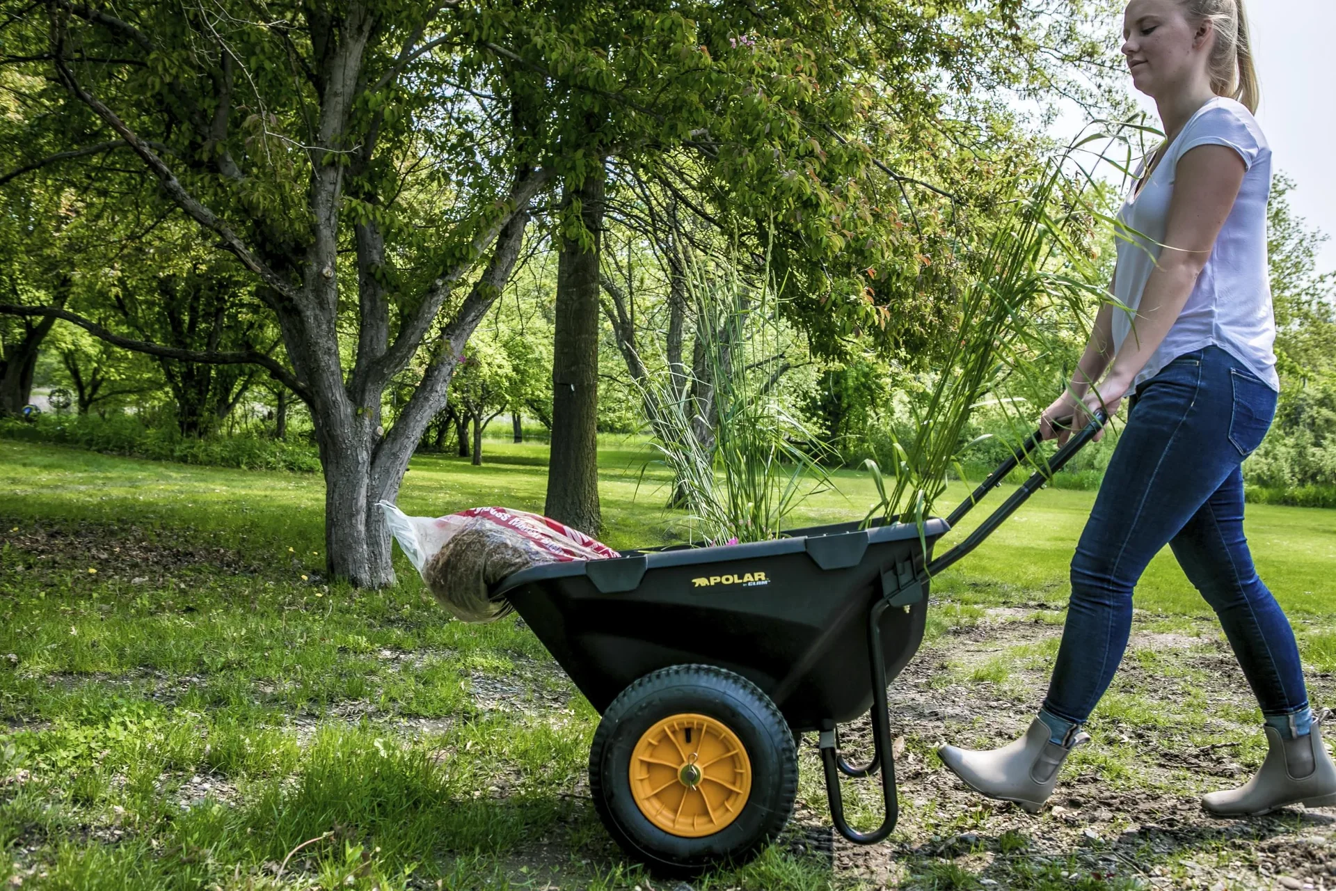 Schubkarre Cub Cart schwarz - 8