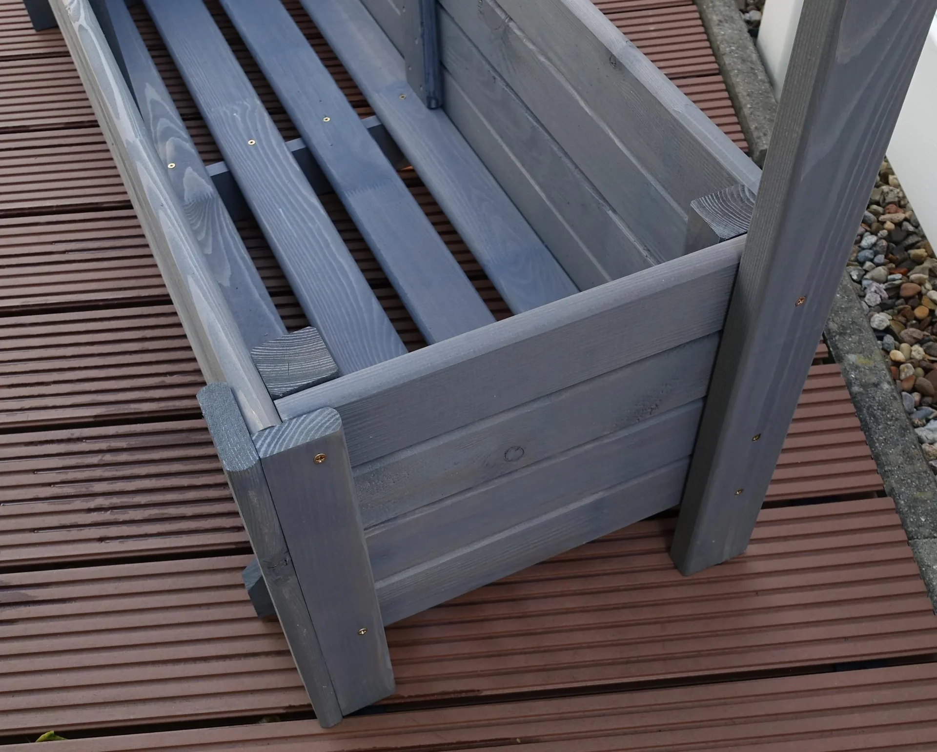 Rankkasten Romantica 120 x 140 cm, grau - 1