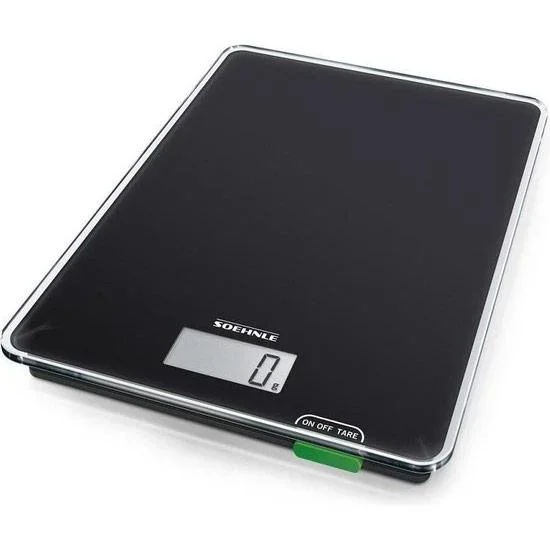 Küchenwaage / Waage für die Küche - Kompakt - Schwarz - bis zu 5 kg - 0