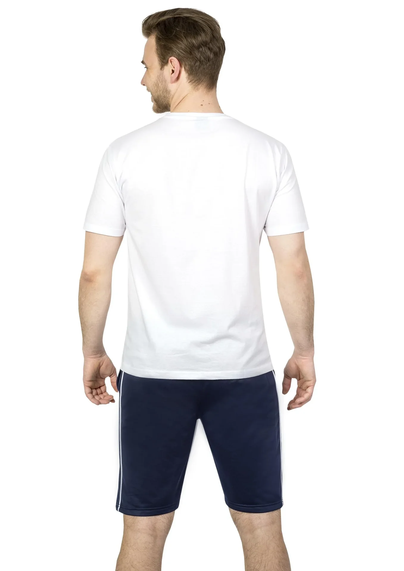 Freizeitshort mit 2 Seitentaschen, Farbe marine, Gr.M - 2