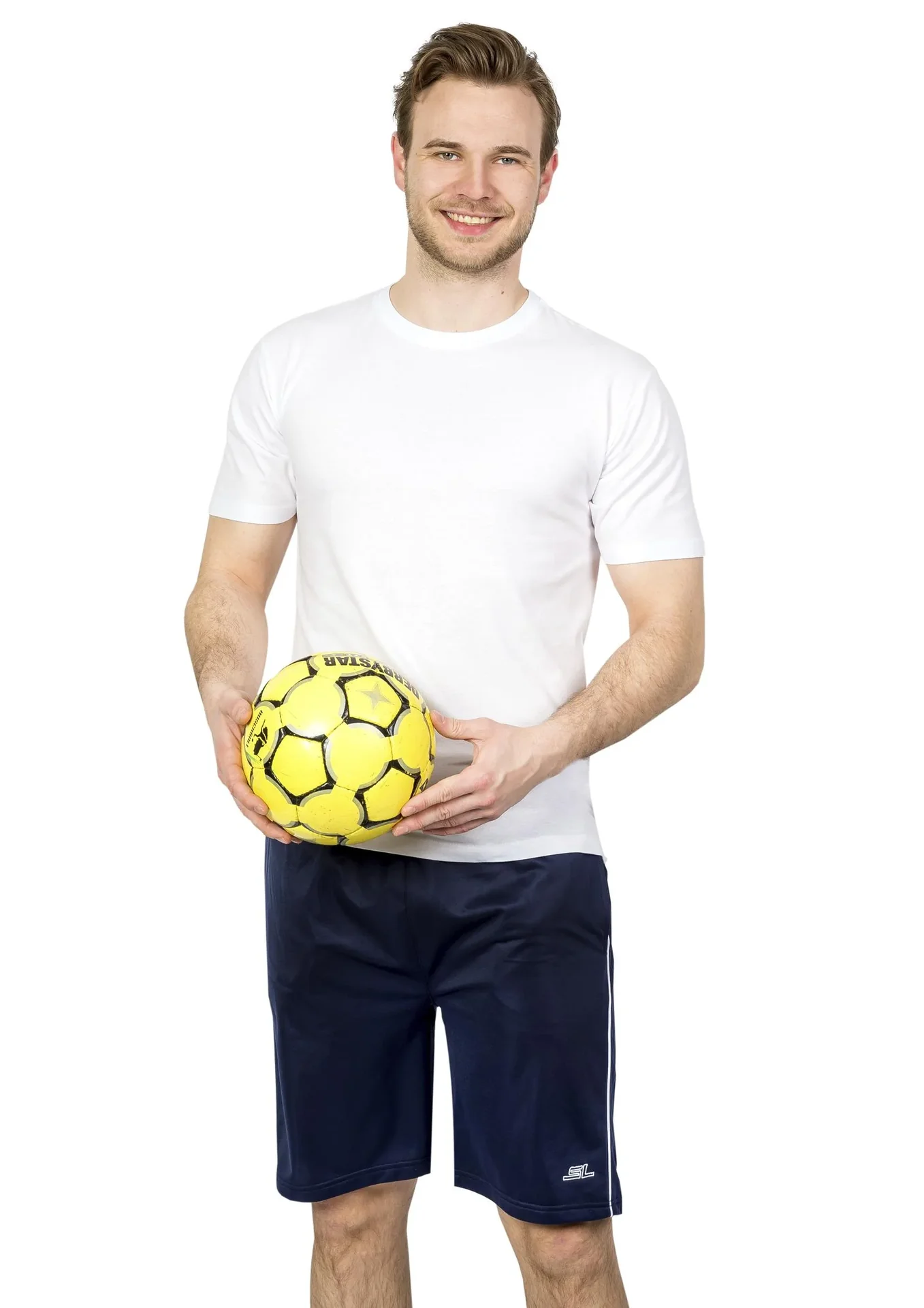 Freizeitshort mit 2 Seitentaschen, Farbe marine, Gr.M - 3