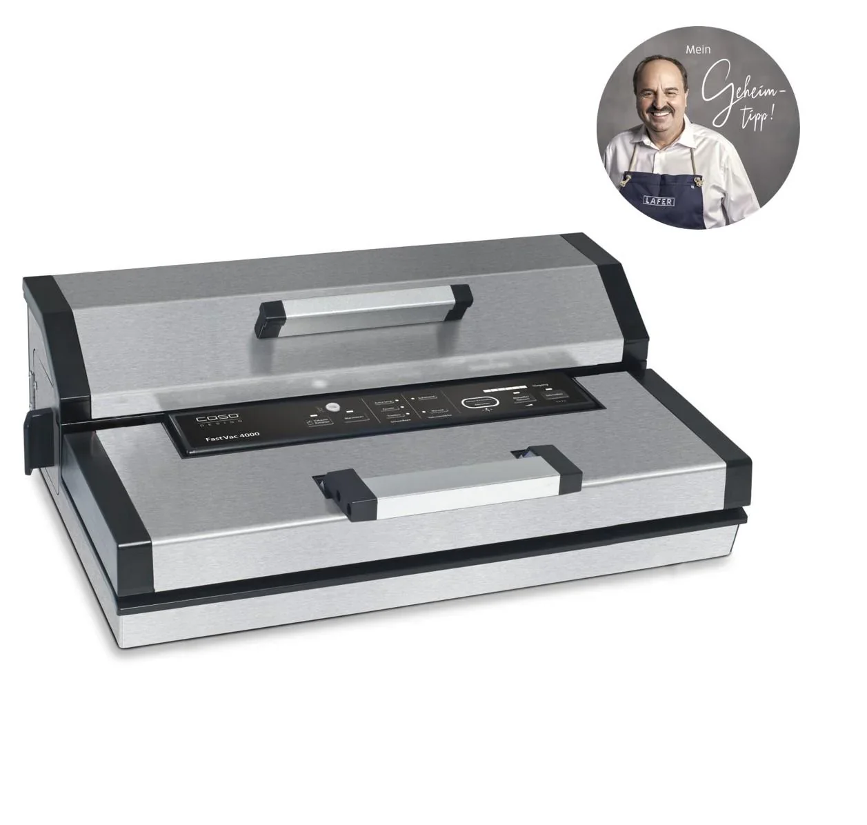 Vakuumierer FastVac 4000 + GRATIS Beutel, Folienrolle und Vakuumschlauch - 3