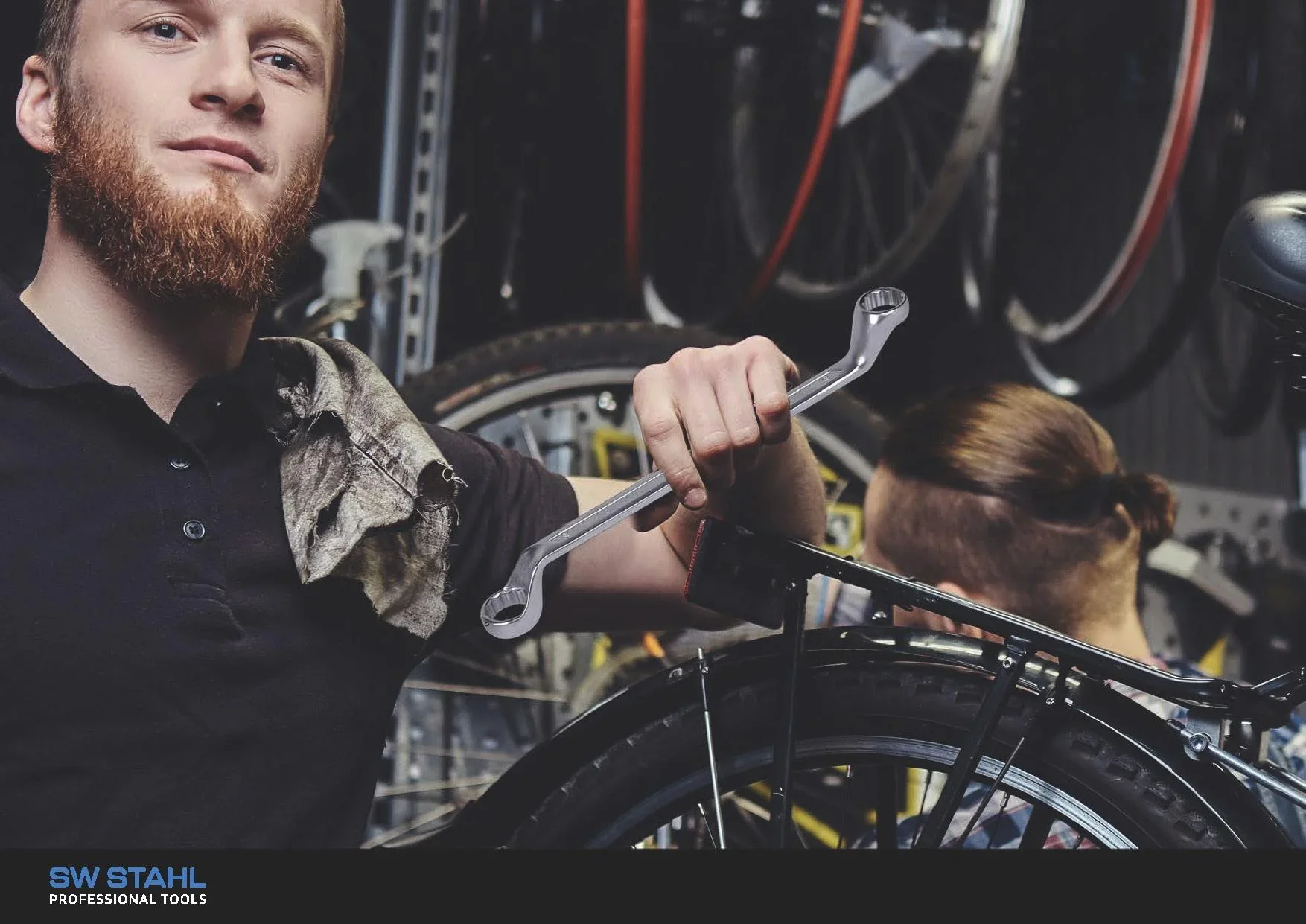 Doppelringschlüsselsatz, gekröpft, 8-teilig - 0