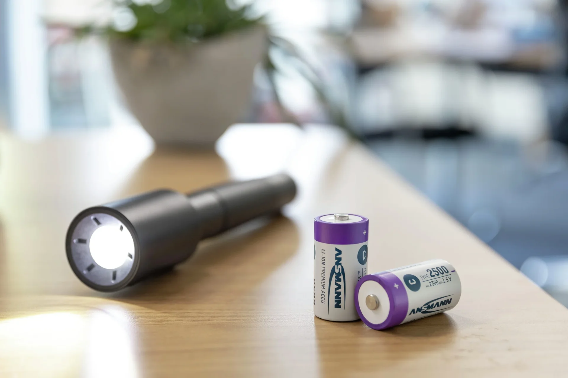 Lithium Ionen Baby (C) Akkus USB-C - 2 Stück, Sicherheitsabschaltung - 2