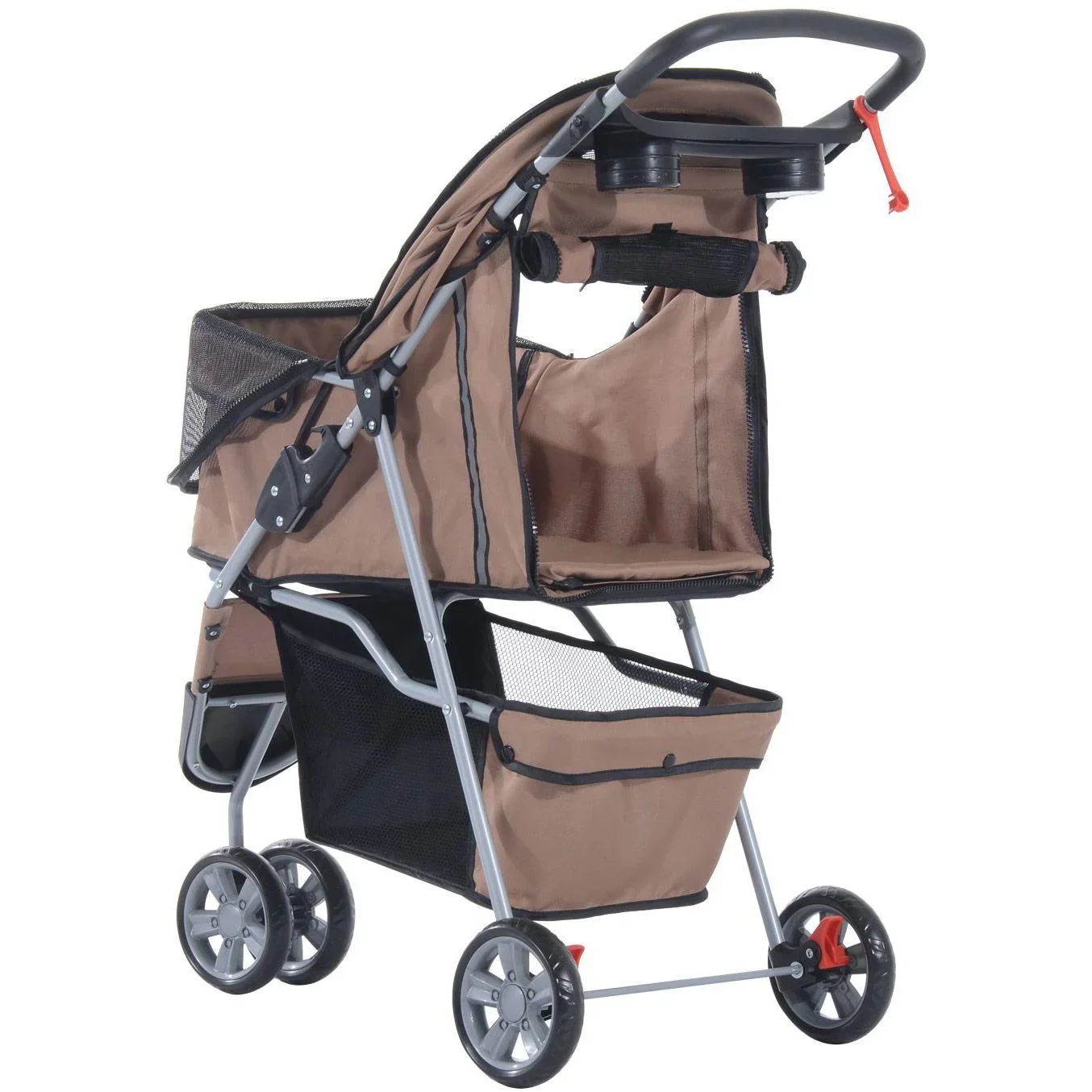 Hundebuggy Hundewagen Kaffee - 0